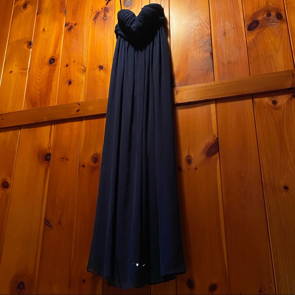 Full length dress.